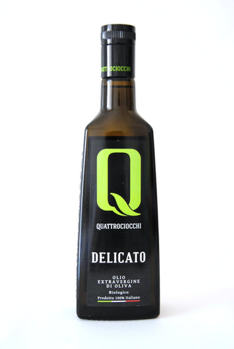 Ekologiškas alyvuogių aliejus Quattrociocchi Delicato 0,5 L - OILIAMO